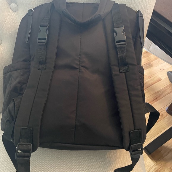 Skip Hop Quilted Black Backpack or Diaper Bag - Picture 2 of 7